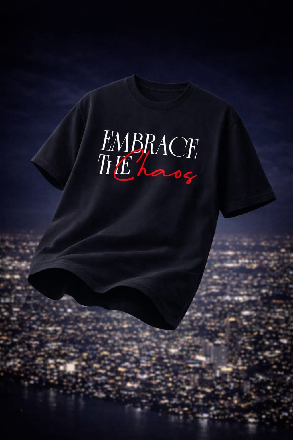 The Oversized EMBRACE THE CHAOS Tee